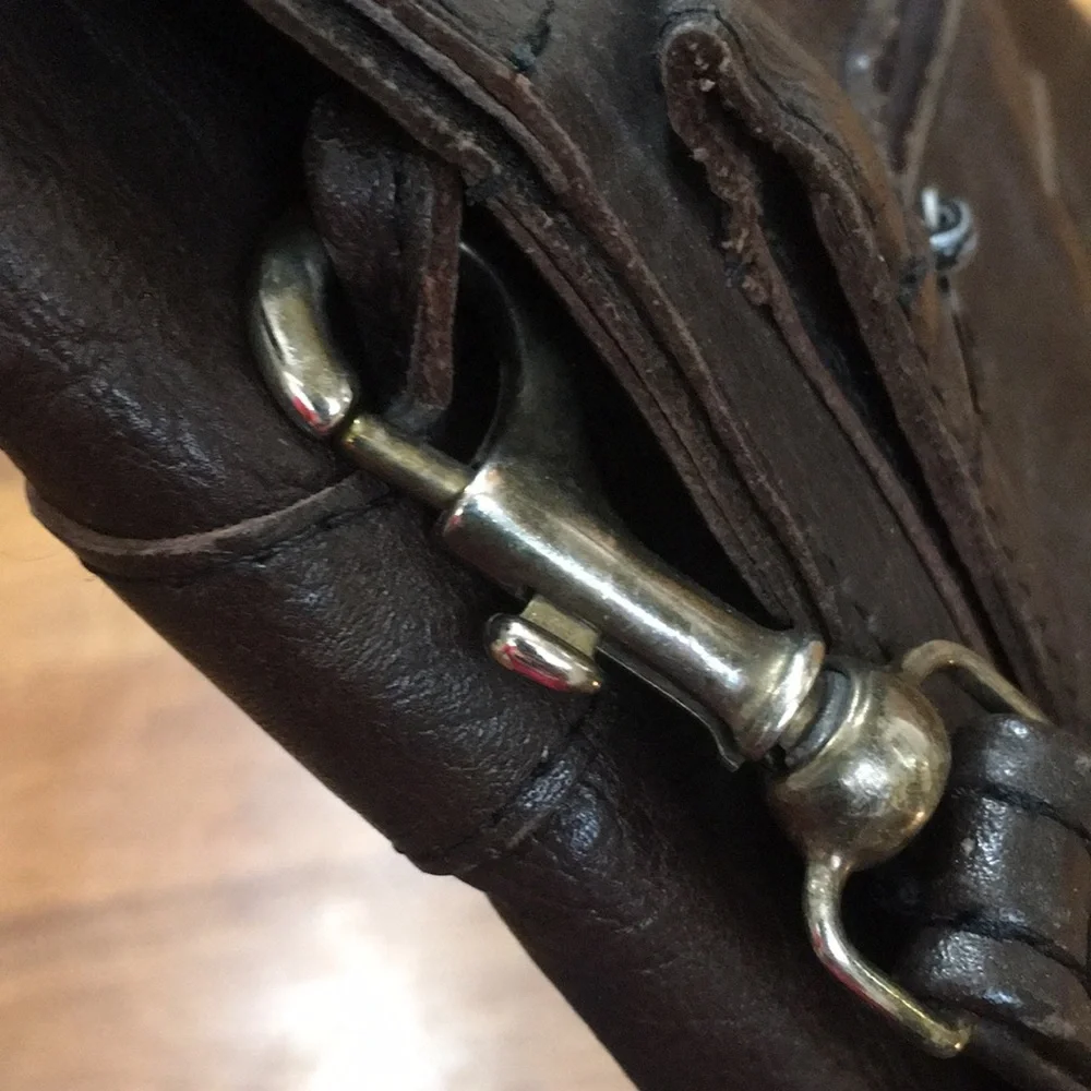 Vintage Brown Leather Bag